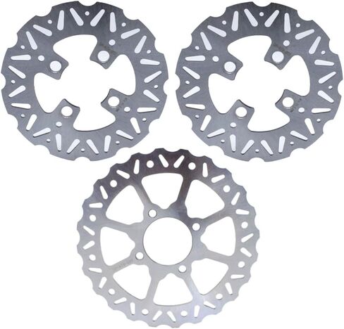 Front Rear Brake Disc Rotor and Pads for YAMAHA Banshee 350 YFZ350 1990-2006 Full Set in Saudi Arabia