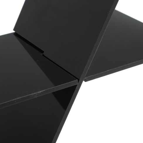 Acrylic Book Stand Compact Dark Multi-Functional Open Recipe and Bible Display Holder Desktop Storage Rack for Office and Home Use in Kuwait