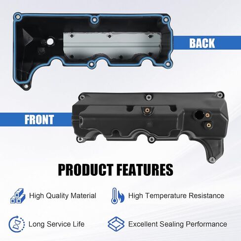 Engine Valve Cover Left Driver Side Compatible with 2002-2005 Ford Ranger Explorer 2001-2005 Explorer Sport Trac 2002-2005 Mercury Mountaineer 4.0L Replace#264-989 1L2Z-6582-BA 4L5Z-6582-FA in Saudi Arabia