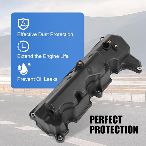Engine Valve Cover Left Driver Side Compatible with 2002-2005 Ford Ranger Explorer 2001-2005 Explorer Sport Trac 2002-2005 Mercury Mountaineer 4.0L Replace#264-989 1L2Z-6582-BA 4L5Z-6582-FA in Saudi Arabia