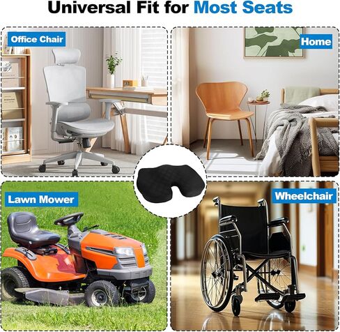 Lawn Mower Seat Cushion - Memory Foam Cushion for Riding Lawn Mower, Shock-Absorbing Seat Pillow for Long Hours of Operation, Ergonomic Cushions for Tailbone Pain Relief, Sciatica and Back Support in Saudi Arabia