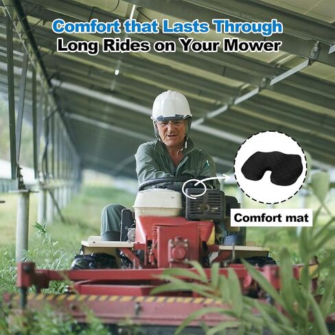 Lawn Mower Seat Cushion - Memory Foam Cushion for Riding Lawn Mower, Shock-Absorbing Seat Pillow for Long Hours of Operation, Ergonomic Cushions for Tailbone Pain Relief, Sciatica and Back Support in Saudi Arabia