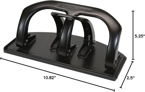 Master 20-Sheet Duo Two-Sided Heavy-Duty Two- And Three-Hole Punches, 9/32" Holes, Black in Kuwait