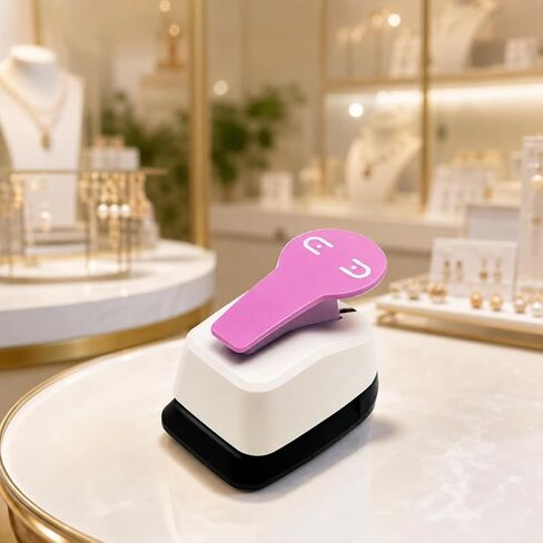 1 Pc Leverback Earring Card Hole Puncher DIY Foldover Hang Tag Display Paper Cutter Craft Tool for Jewelry Making in Kuwait