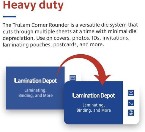 Heavy Duty Corner Rounder - Interchangeable - Includes one Blade - Radius Alignment Guide Included - Office or Home Use in Saudi Arabia