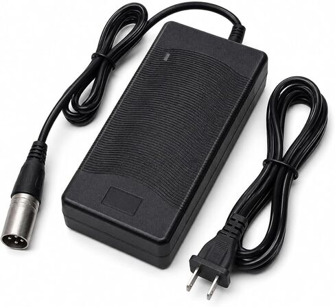 Battery Charger for Ridstar Q20/Q20 Pro 54.6V 5A | Fast Charging 3-Pin Adapter with Multiple Protections | Waterproof & Moisture-Proof | Input 110-240V for E-Bike in Kuwait