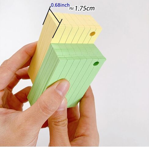 10 Colored Index Cards 2x3 Inches Flash Cards 1000pcs Lined Ruled Study Card for Learning, Studying Memory Office College Recipe Game Cards in Kuwait