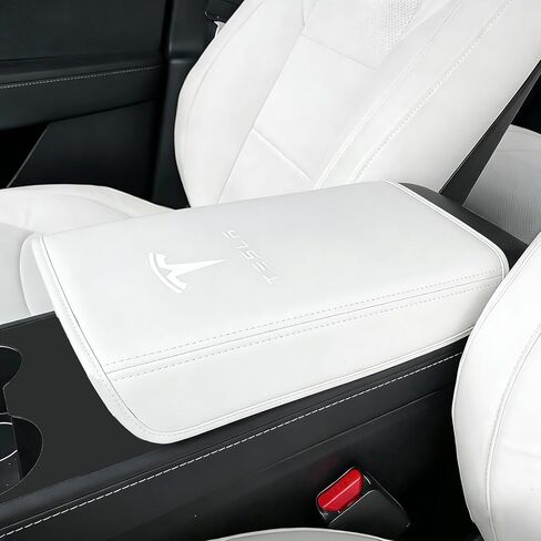 Car Middle Center Console Cover for Tesla Model 3/ Model 3 Highland/Model Y/Y Juniper/YL Accessories Waterproof Middle Arm Rest Cover,Scratch-Resistant Protector Pad in Saudi Arabia