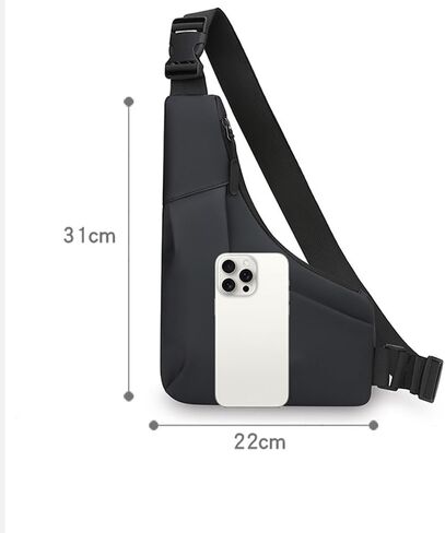 Sling Bag for Men，Multi-Function Backpack Casual Crossbody Chest Bag Adjustable Strap，for Sports，Travel and Hiking Backpack in Saudi Arabia