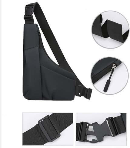 Sling Bag for Men，Multi-Function Backpack Casual Crossbody Chest Bag Adjustable Strap，for Sports，Travel and Hiking Backpack in Saudi Arabia