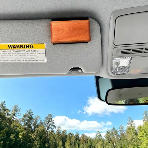 Car Air Freshener - Wood Air Freshener - Car Odor Eliminator - Long Lasting Scent - Auto Accessories -VISOR CLIP INCLUDED (Teak-Open Air-Charming Orchard) in Saudi Arabia