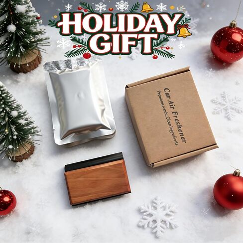 Car Air Freshener - Wood Air Freshener - Car Odor Eliminator - Long Lasting Scent - Auto Accessories -VISOR CLIP INCLUDED (Teak-Open Air-Charming Orchard) in Saudi Arabia