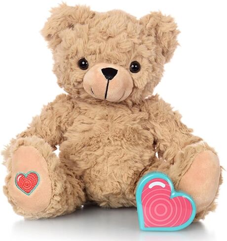 MBHB Digital Voice Recorder Stuffed Animal Bear w/20 Second Recorder, Capture Baby's Heartbeat During Pregnancy + Ultrasound for Baby Showers, Registry, Birthdays, New Mom Gift, Lil Tan in Saudi Arabia