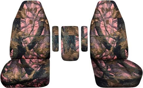 Totally Covers Compatible with 1999-2001 Ford F-150 F-250 F-350 Camo Truck Captains Chairs Seat Covers w 3 Armrest Covers (1 per Seat + Center): Wetland Camouflage (16 Prints) F-Series F150 F250 F350 in Saudi Arabia