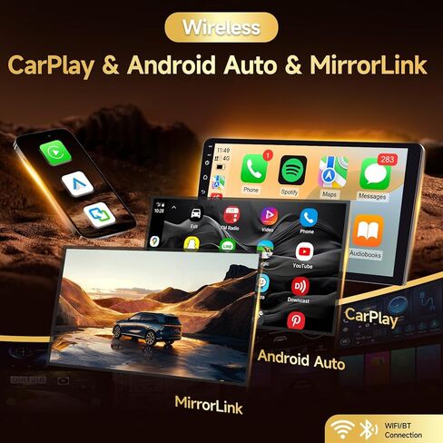Naifay Android Car Radio for 2013-2018 Nissan Altima Teana with Wireless CarPlay Android Auto, 2+32G 10.1 inch IPS Touch Screen Car Stereo for Nissan with Bluetooth/FM/GPS/WiFi/SWC/Split Screen/Camera in Saudi Arabia