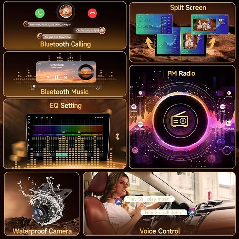 Naifay Android Car Radio for 2013-2018 Nissan Altima Teana with Wireless CarPlay Android Auto, 2+32G 10.1 inch IPS Touch Screen Car Stereo for Nissan with Bluetooth/FM/GPS/WiFi/SWC/Split Screen/Camera in Saudi Arabia