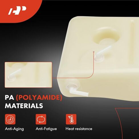 A-Premium Engine Coolant Overflow Recovery Reservoir Tank [W/Cap] Compatible with Freightliner FLD-Class Vehicles - FLD120, FLD112, FLD120SD, Classic XL - 10PSI in Kuwait