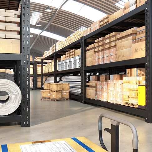رفوف المرآب الثقيلة Bepatio 7050LBS، أرفف تخزين 68 بوصة وحدة رفوف معدنية، رف 3 طبقات، رفوف صناعية قابلة للتعديل لرف التخزين التجاري في المستودعات، 68 بوصة عرض × 23.7 بوصة عمق × 66 بوصة ارتفاع in Kuwait