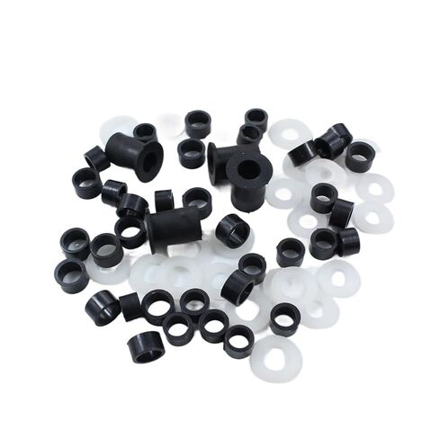 Motorcycle 177pcs M5 M6 Fairing Bolt Kit Windscreen Screws Aluminum Fasteners Fairing Bolts Nut Clips Set Mounting Kits Washers Nuts Screws for Motorbike Motocross Sport Bikes red (Blue) in Kuwait