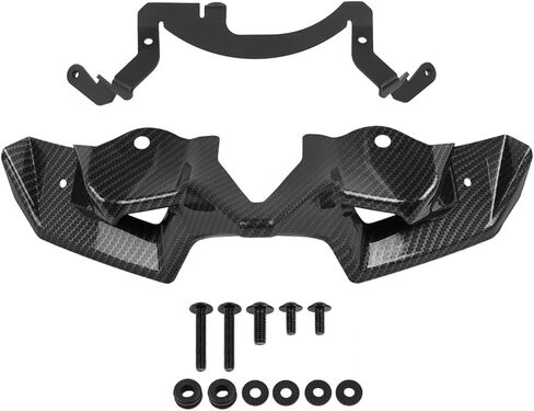 Compatible With Z900 2020-2024 Front Spoiler Downforce Winglets Fairing Aerodynamic Motorcycle Beak Nose Cone Extension Cowl(Forged pattern) in Saudi Arabia