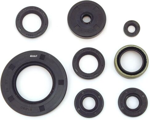 Engine Oil Seal Kit - Compatible with Honda CB450 CL450 1968-1974 - CB500T 1975-1976 - 8 Seals in Kuwait