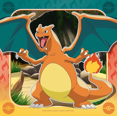Ravensburger - Pokémon Puzzles Pack Of 3 | Puzzle 5 Years Or Over | Gifts for 5 Year Old Children 3 X 49 Pieces | Kids Puzzles 21 X 21 Cm | Ravensburger Puzzle in Kuwait
