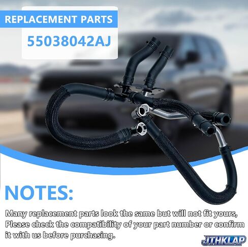 55038042AJ Heater Hose Set Compatible with Dodge Durango 5.7L 2011-2024, Heater Supply & Return Hose and Tube Assembly in Saudi Arabia