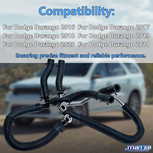 55038042AJ Heater Hose Set Compatible with Dodge Durango 5.7L 2011-2024, Heater Supply & Return Hose and Tube Assembly in Saudi Arabia