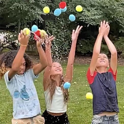 100pcs Reusable Water Balls,Reusable Water Balloons for Outdoor Toy and Games, Water Toys for Kids and Adults,Water Toys for Beach Pool Summer Fun Party in Saudi Arabia