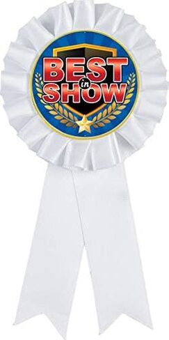 الأفضل في العرض جائزة White Rosette Ribbon، الأفضل في العرض جائزة Trophy Ribbon Award Prime in Kuwait