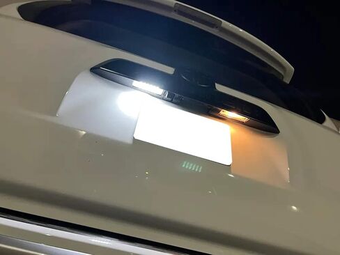 iJDMTOY OEM-Fit 3W مجموعة مصابيح لوحة ترخيص LED كاملة متوافقة مع 1996-2022 Toyota 4Runner و2008-2019 Toyota Sequoia، مدعومة بثنائيات LED بيضاء زينون مكونة من 18 قطعة in Kuwait