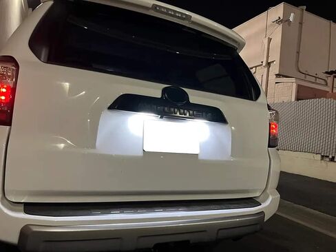 iJDMTOY OEM-Fit 3W مجموعة مصابيح لوحة ترخيص LED كاملة متوافقة مع 1996-2022 Toyota 4Runner و2008-2019 Toyota Sequoia، مدعومة بثنائيات LED بيضاء زينون مكونة من 18 قطعة in Kuwait