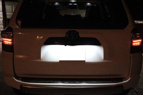 iJDMTOY OEM-Fit 3W مجموعة مصابيح لوحة ترخيص LED كاملة متوافقة مع 1996-2022 Toyota 4Runner و2008-2019 Toyota Sequoia، مدعومة بثنائيات LED بيضاء زينون مكونة من 18 قطعة in Kuwait