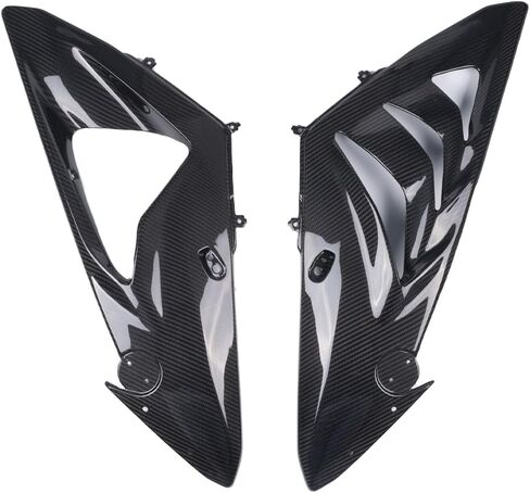 100% Real 3K Carbon Fiber Tank Side Panel Fairing Fit for BMW 2009-2014 S1000RR Glossy Twill Weave nt01 in Kuwait