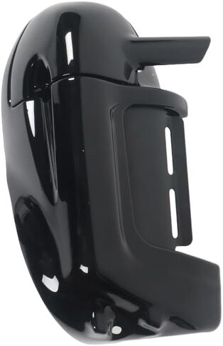 Lower Vented Leg Fairing + 6.5" Speakers W/Grills For Harley Touring 1983-2013 Road King Electra Street Glide Ultra Classic Vivid Black in Saudi Arabia