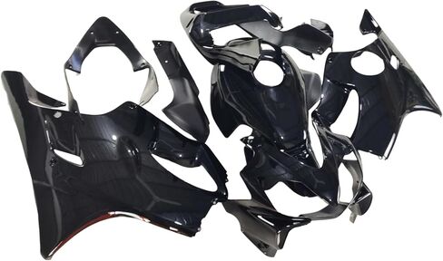 ABS Plastic Fairing Kit Fit for 2001 2002 2003 Honda CBR600F4i 01 02 03 CBR 600 F4i Motorcycle Injection Molding Fairings Kit Bodywork Body Frame Body Kit - Gloss Black in Saudi Arabia