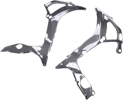 100% Real 3K Carbon Fiber Frame Protector Covers Fit for 2019-2022 BMW S1000RR HP4 Glossy Twill Weave in Kuwait