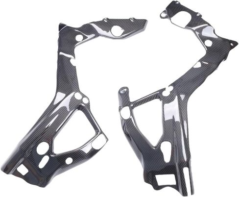 100% Real 3K Carbon Fiber Frame Protector Covers Fit for 2019-2022 BMW S1000RR HP4 Glossy Twill Weave in Kuwait