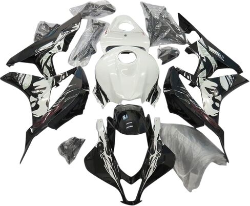 Motorcycle Fairings Kit Bodywork Fairings for Honda CBR600RR 2007-2008(Black&White) in Kuwait
