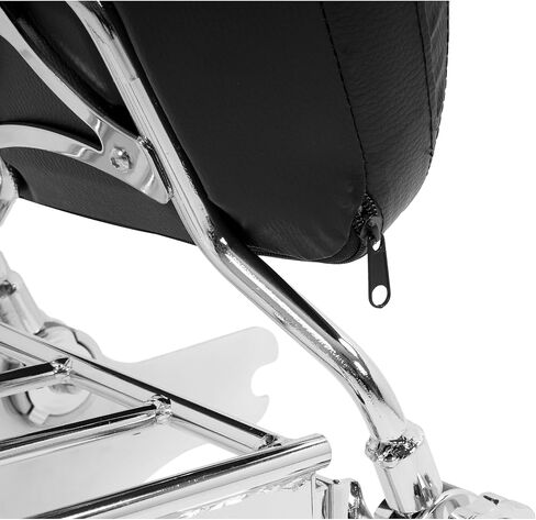 مسند ظهر ALMULOO قابل للفصل متوافق مع 1997-2008 Harley Road King Street Glide Electra Glide مسند ظهر للركاب العمودي مع إطلاق سريع للفصل من الكروم in Kuwait