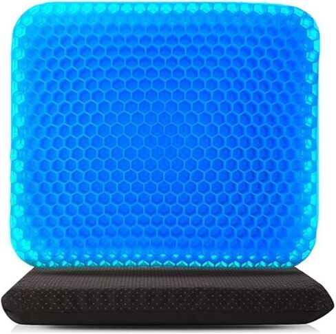 Summer ice pad Honeycomb Gel Office Chair Cushion, Long Sitting Silicone Butt pad, car Cool seat Cushion in Saudi Arabia