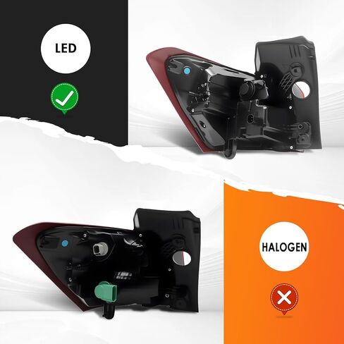 Passenger Side Tail Light Assembly Compatible with 2018-2021 Equinox LTZ/RS/Premier Rear Brake Lamp Taillight 84769838 in Kuwait