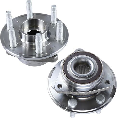 2 x 513289 Front or Rear Wheel Bearing Hub Assembly with 6 Lug Compatible with Cadillac SRX 2010-2016, Fit for Saab 9-4X 2011 in Saudi Arabia