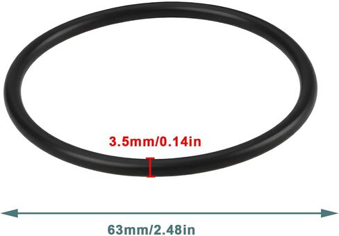 2 قطعة حزام محرك محرك جهاز عرض الفيلم OD63mm 3.5 مللي متر سميك متوافق مع نماذج EUMIG P8 in Kuwait