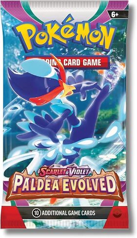 Pokemon Scarlet & Violet Paldea Evolved Booster Pack | Quaquaval in Kuwait