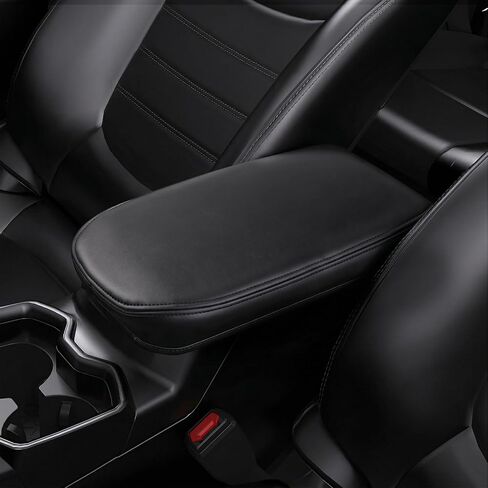 غطاء مسند ذراع وحدة التحكم المركزية من DIAMOOKY لملحقات Toyota RAV4 2019-2025، غطاء غطاء وحدة التحكم الوسطى من الجلد Rav 4، واقي وسادة مسند الذراع لدعم المرفق (ليس لعام 2026+) in Kuwait