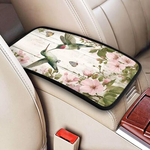 Goth Bat Rose Center Console Cover Pad, Car Armrest Seat Box Cover Cushion Universal for Most Vehicle SUV Truck, Car Interior Accessories Decor, Protect from Pet Claws & Dirt in Saudi Arabia