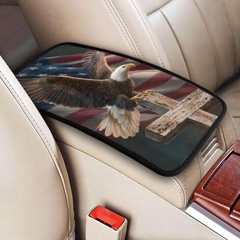 Goth Bat Rose Center Console Cover Pad, Car Armrest Seat Box Cover Cushion Universal for Most Vehicle SUV Truck, Car Interior Accessories Decor, Protect from Pet Claws & Dirt in Saudi Arabia