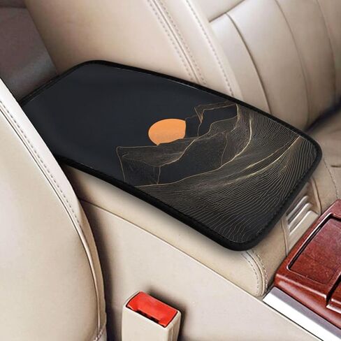 Goth Bat Rose Center Console Cover Pad, Car Armrest Seat Box Cover Cushion Universal for Most Vehicle SUV Truck, Car Interior Accessories Decor, Protect from Pet Claws & Dirt in Saudi Arabia