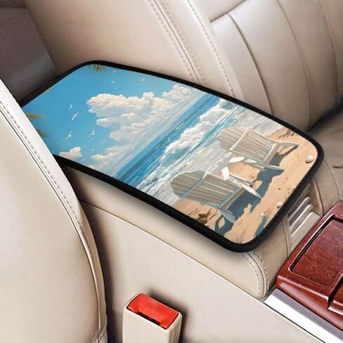 Goth Bat Rose Center Console Cover Pad, Car Armrest Seat Box Cover Cushion Universal for Most Vehicle SUV Truck, Car Interior Accessories Decor, Protect from Pet Claws & Dirt in Saudi Arabia